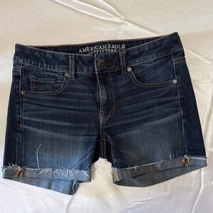 American Eagle Outfitters Indigo Wash Denim Shorts